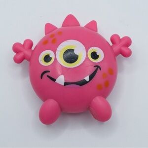 Banzai Pink Alien Action Figure Toy Happy Monster 2 3/4 Inches Plastic